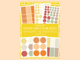 Autumn Tones Plain Boxes - Sticker book