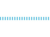 Bright Blue with white stripes - Washi tapes