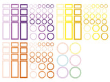 Boxes and Circles - Sticker book