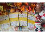 Complete release in 1 click (4 sticker books, 12 washi tapes)