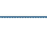Navy Blue scalloped - 0,8 cm - Skinny washi tape