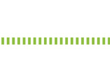 Bright Green with White Stripes - Washi tapes