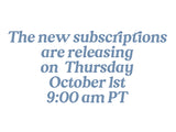 Monthly Functional Sticker book Subscription