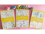 Complete release in 1 click (3 sticker book, 12 washi tapes)