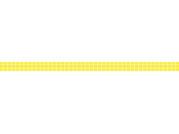 Lemon Yellow Grid - Skinny - Washi tape