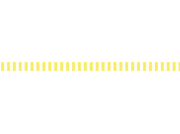 Lemon Yellow Grid - Skinny - Washi tape