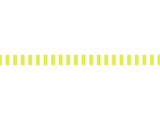 Bright Yellow with White Stripes - Washi tapes