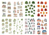 Houses & Trees part 2 - Sticker book
