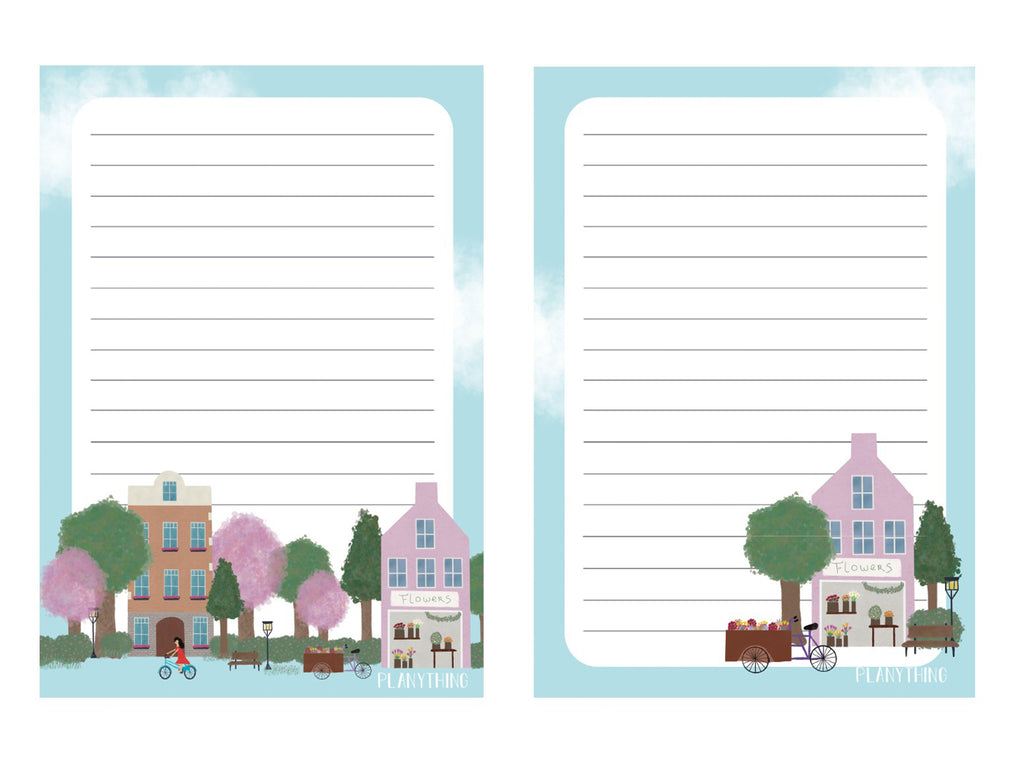 Spring in Amsterdam - A5 Double Sided Notepad