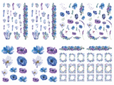 Crystals and Florals - Sticker book