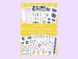 Crystals and Florals - Sticker book