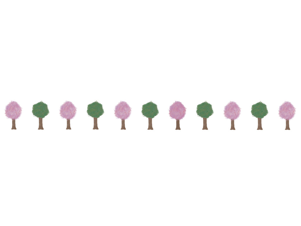 Spring Trees - Washi Tape